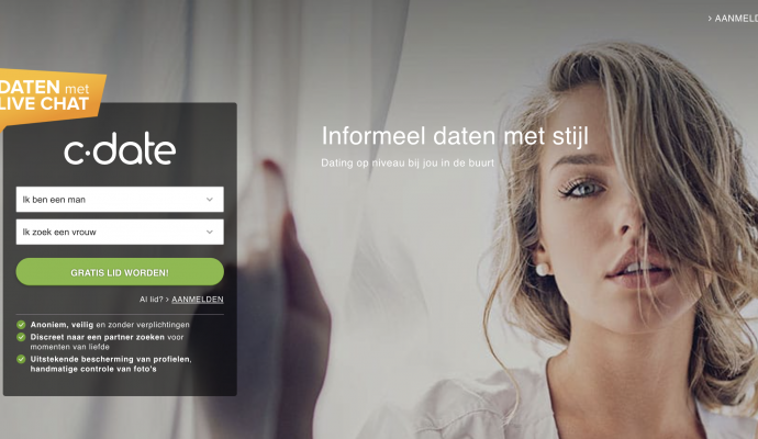 Screenshots C-Date.nl app