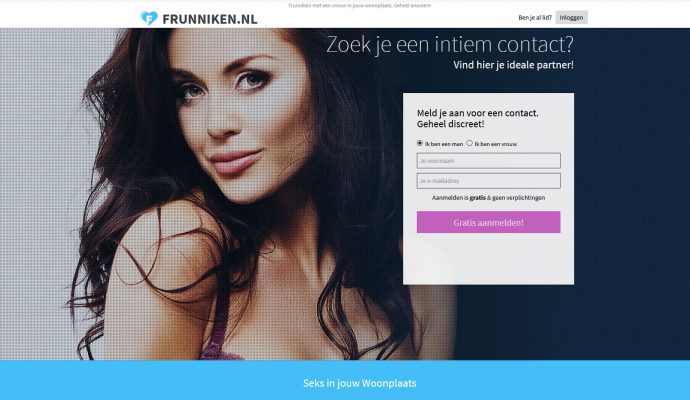 Screenshots Frunniken.nl app